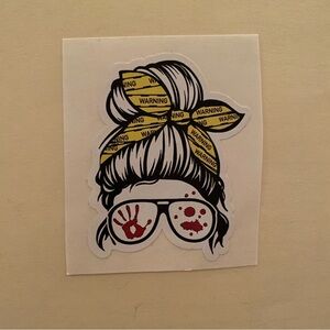 TRUE CRIME LIFE Sticker NEW